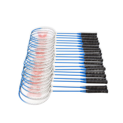 10 Sets met 20 Rackets en 30 Shuttles | aluminium/bio plastic | Rackettas | blauw | tennistas | 68cm*22.5cm