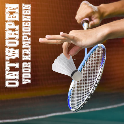 10 Sets met 20 Rackets en 30 Shuttles | aluminium/bio plastic | Rackettas | blauw | tennistas | 68cm*22.5cm