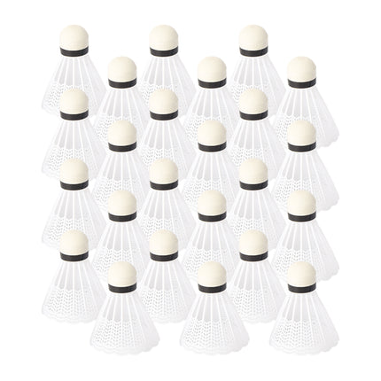 Voordelige Bundel - Premium Badmintonset: 16 Aluminium Rackets, 24 Bioplastic Shuttles & Gele Rackettas