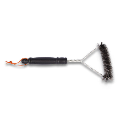 Ultieme RVS BBQ Schoonmaakborstel - Krachtige Reiniging - Veilig & Efficiënt - Zwart & Zilver | 31cmx17cm