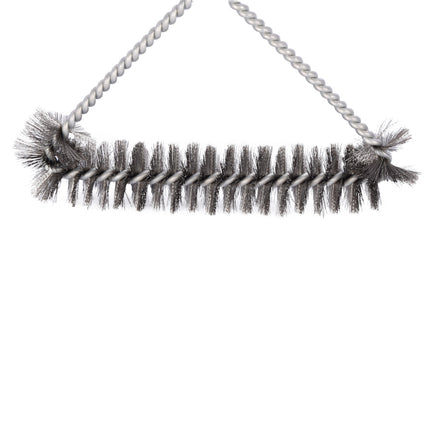 Ultieme RVS BBQ Schoonmaakborstel - Krachtige Reiniging - Veilig & Efficiënt - Zwart & Zilver | 31cmx17cm