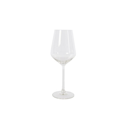 6x Luxe Kristallen Wijnglazen - Transparant - Afmetingen: 22cm x 7.5cm x 7.5cm