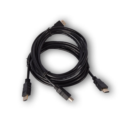 HDMI-kabel | 4k Ultra HD | HDMI 1.4 | 2 Meter | Zwart | kunststof | 2cm | Set van 2 | Audio/Video Verguld (HDMM2M)