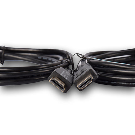 HDMI-kabel | 4k Ultra HD | HDMI 1.4 | 2 Meter | Zwart | kunststof | 2cm | Set van 2 | Audio/Video Verguld (HDMM2M)