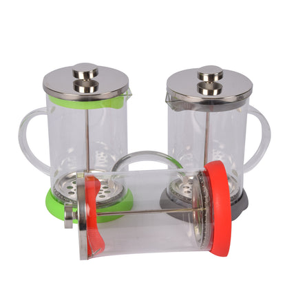 Milieuvriendelijke Groene Glas Cafetière - Koffiemaker | BPA-vrij | Vaatwasser Veilig | 9x5 cm, Gewicht 0.39 kg | 800ml Capaciteit
