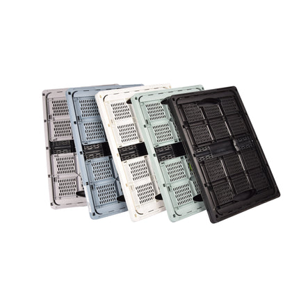 Zwarte Vouwkrat 32L | 3 Delige Set Opslag Die Je Niet Kunt Missen | Bewaar Je Waardevolle Spullen met Zorg | Dagelijks Gemak | 50cm x 21cm x 33cm | Perfect voor Thuis Kantoor en Camping