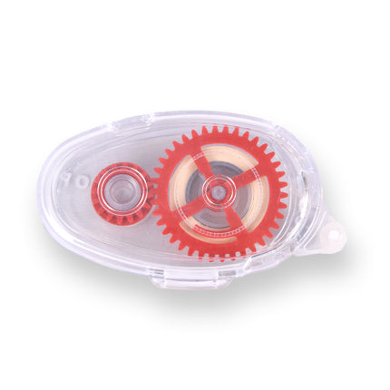 Hoogwaardige Lijmroller en Lijmapplicator - Transparant Rood - Lichtgewicht 31g – Discountershop