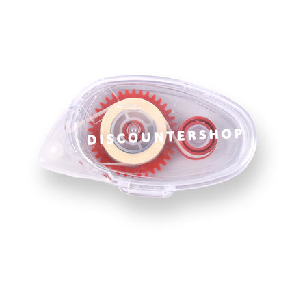 Hoogwaardige Lijmroller en Lijmapplicator - Transparant Rood - Lichtgewicht 31g – Discountershop