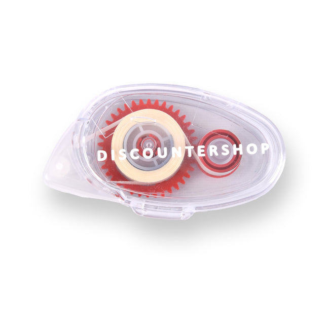 Hoogwaardige Lijmroller en Lijmapplicator - Transparant Rood - Lichtgewicht 31g – Discountershop