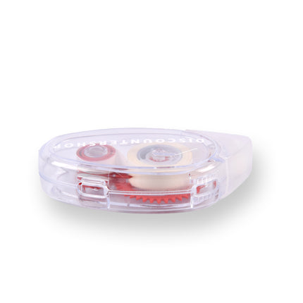 Hoogwaardige Lijmroller en Lijmapplicator - Transparant Rood - Lichtgewicht 31g – Discountershop