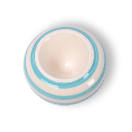 1x Stijlvolle Aardewerk Asbak 11cm x 6cm turquoise - Perfect Rookaccessoire