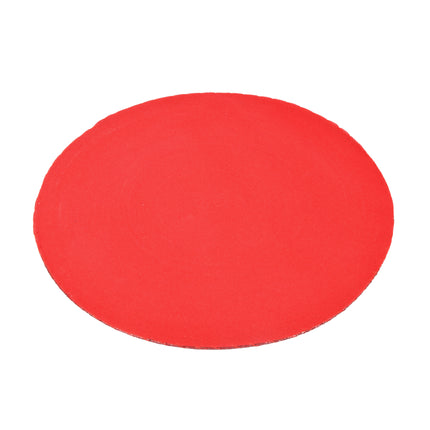 Luxe Set van 5 Rode Ronde Polyester Placemats | 31cm Diameter | Perfecte Tafelbeschermers met Antislip | Duurzaam voor Dagelijks Gebruik en Speciale Gelegenheden