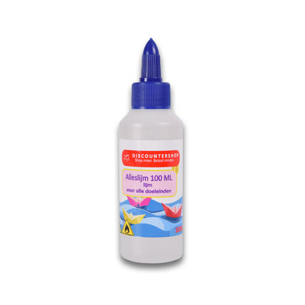 1x | Lijm | 100 ml | Kinderlijm | Transparent | 106g | Houtlijm | Knutselen | Secondelijm | Contactlijm | knutsellijm | 4cm*14cm