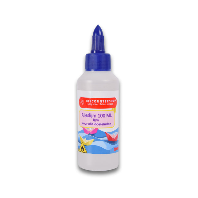 1x | Lijm | 100 ml | Kinderlijm | Transparent | 106g | Houtlijm | Knutselen | Secondelijm | Contactlijm | knutsellijm | 4cm*14cm