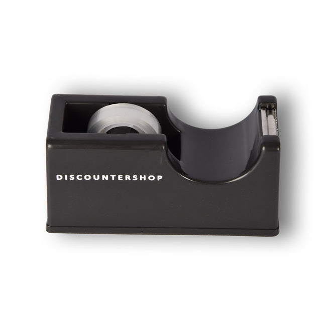 Plakbandhouder | Tape dispenser | kunststof | antislip | Zwart | Plakbandafroller | tapehouder | 14.5cm*5cm*7.5cm