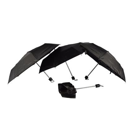 Zwarte Stormparaplu Set - Robuust en Groot Formaat - 4 Stuks - 752g - 90cm Diameter