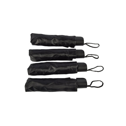Zwarte Stormparaplu Set - Robuust en Groot Formaat - 4 Stuks - 752g - 90cm Diameter