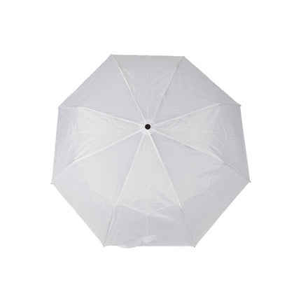 10x Grote Opvouwbare Stormparaplu van Polyester met Aluminium Frame - Wit | 100cm Diameter