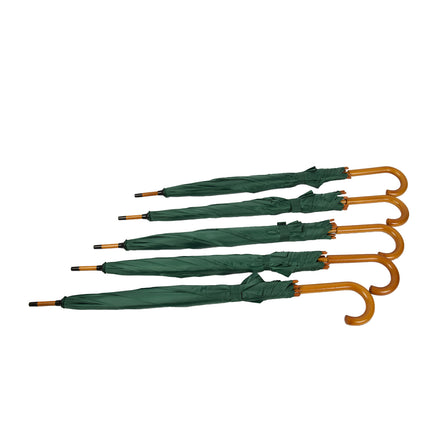 Vijfvoudige bescherming: 5 Automatische Groene Paraplu's - Opvouwbaar | Diameter - 102cm