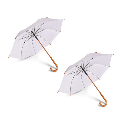 Paraplu | aluminium | Polyester | aantal ribben: 8 | Stevige paraplu | 102 cm Diameter | Veilig Desig| Automatische paraplu 