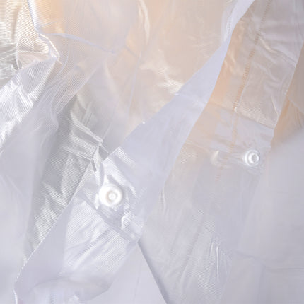 Regenponcho | Transparent | 233g | Unisex | Waterdichte poncho | vierkant& wijd | Regencape | Regenpak | 125cm*101cm