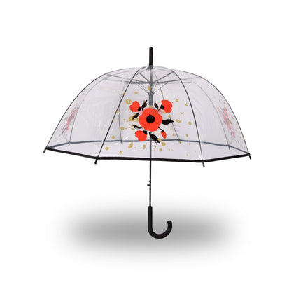 Paraplu met Bloemendesign | Lichtgewicht en Duurzaam | Diameter 86cm | Stormparaplu |  Automatische Paraplu