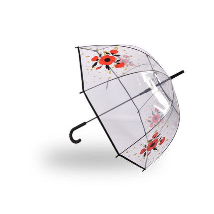 Paraplu met Bloemendesign | Lichtgewicht en Duurzaam | Diameter 86cm | Stormparaplu |  Automatische Paraplu