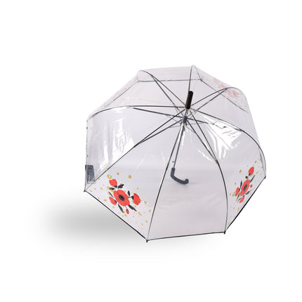 Paraplu met Bloemendesign | Lichtgewicht en Duurzaam | Diameter 86cm | Stormparaplu |  Automatische Paraplu