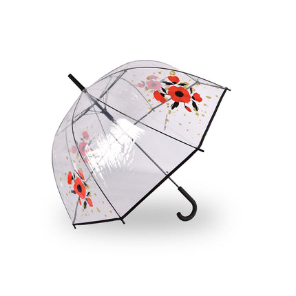Paraplu met Bloemendesign | Lichtgewicht en Duurzaam | Diameter 86cm | Stormparaplu |  Automatische Paraplu