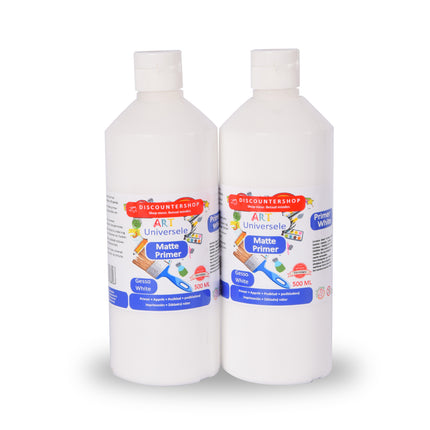 Hoogwaardige Witte Matte Primer - 500g - Perfecte Onderlaag Verf Mat voor Muren, Hout en Metaal