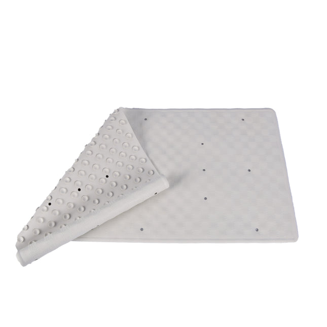 Verhoog Veiligheid in Uw Badkamer met Deze Zachte & Absorberende Antislip Badmat - Wit - 83 x 36,5 cm