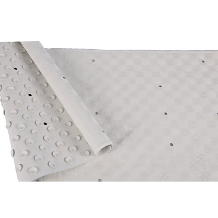 Verhoog Veiligheid in Uw Badkamer met Deze Zachte & Absorberende Antislip Badmat - Wit - 83 x 36,5 cm