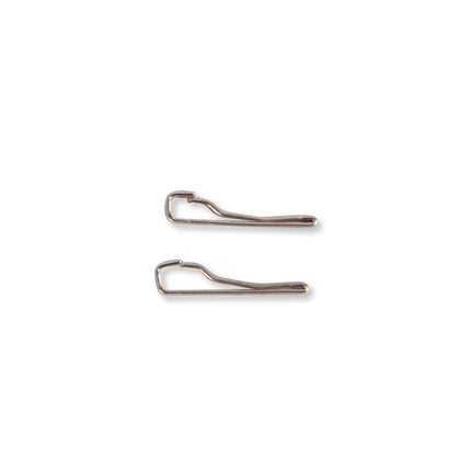 2 stuks Duurzame V Remblokken voor Optimale Fietsremmen -  Zwart & Zilver, Metaal & Rubber - 7.2cm Lang