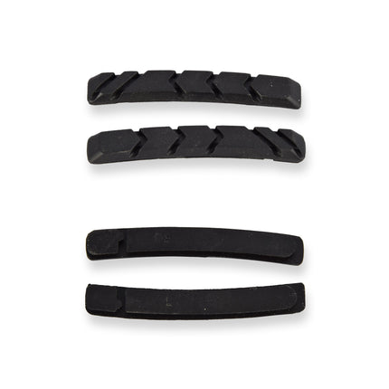 6 stuks Remblokken Set voor V-Brakes - Langte - 7.2cm - Betrouwbare Fietsremmen - Zwart & Zilver - V-Brakes - Veilig Fietsen! 
