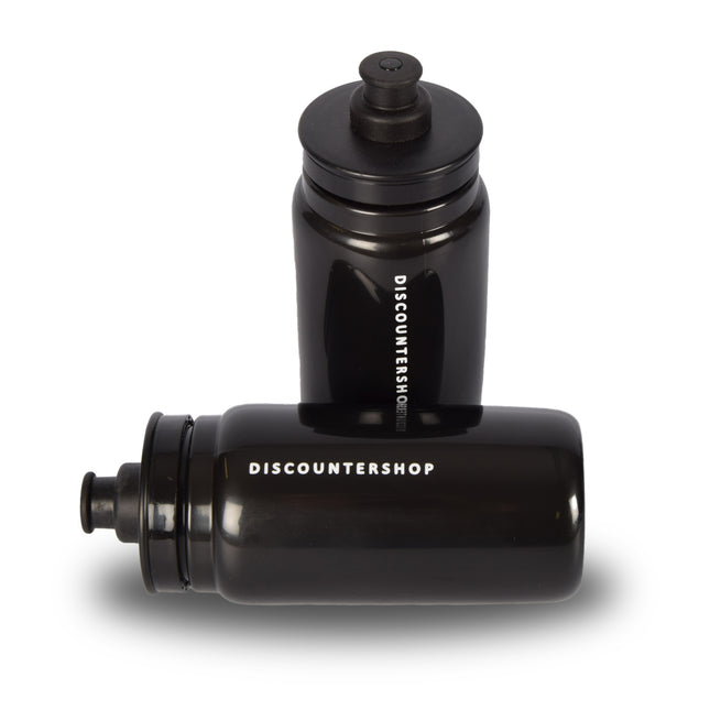 Waterfles | Set van 2 | Drinkfles | 6.5 cm*19 cm | Zwart | 550ml | Bidons | BPA-vrij