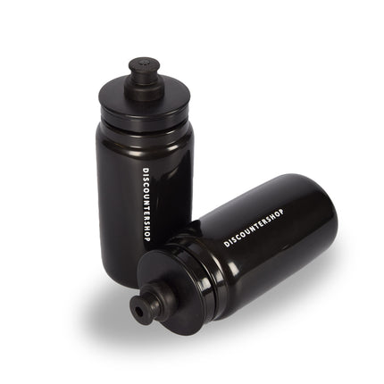 Waterfles | Set van 2 | Drinkfles | 6.5 cm*19 cm | Zwart | 550ml | Bidons | BPA-vrij
