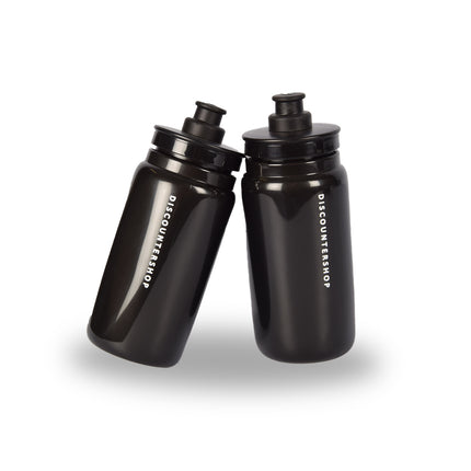 Waterfles | Set van 2 | Drinkfles | 6.5 cm*19 cm | Zwart | 550ml | Bidons | BPA-vrij