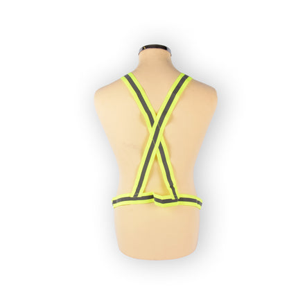 Veiligheidsvest - Fluorescerend, Reflecterend - Set van 3 - Groen - Gemaakt van 100% Polyester - One Size - Lichtgewicht Tops - 280g