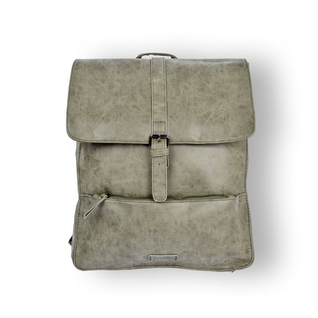 Stijlvolle Olive Rugzak - Enrico Benetti - 10L - Polyester - Outdoor Rugzak - 2 vakken en een vakje is in voorkant met ritssluiting
