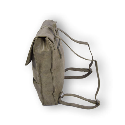 Stijlvolle Olive Rugzak - Enrico Benetti - 10L - Polyester - Outdoor Rugzak - 2 vakken en een vakje is in voorkant met ritssluiting