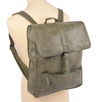 Stijlvolle Olive Rugzak - Enrico Benetti - 10L - Polyester - Outdoor Rugzak - 2 vakken en een vakje is in voorkant met ritssluiting