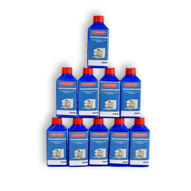 10 stuksx250ml | Vaatwasserreiniger | Vaatwasser | Vaatwasser reinigen | 250ml | Reiniger | Schoonmaakmiddel | 6cm*4cm*15.5cm