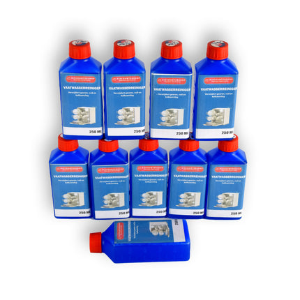 10 stuksx250ml | Vaatwasserreiniger | Vaatwasser | Vaatwasser reinigen | 250ml | Reiniger | Schoonmaakmiddel | 6cm*4cm*15.5cm