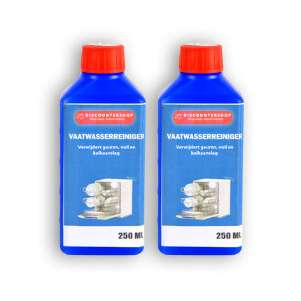 2 stuksx250ml | Vaatwasserreiniger | Vaatwasser | Vaatwasser reinigen | 250ml | Reiniger | Schoonmaakmiddel | 6cm*4cm*15.5cm