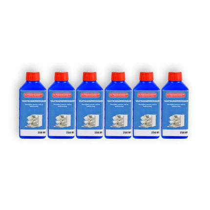 6 stuksx250ml | Vaatwasserreiniger | Vaatwasser | Vaatwasser reinigen | 250ml | Reiniger | Schoonmaakmiddel | 6cm*4cm*15.5cm