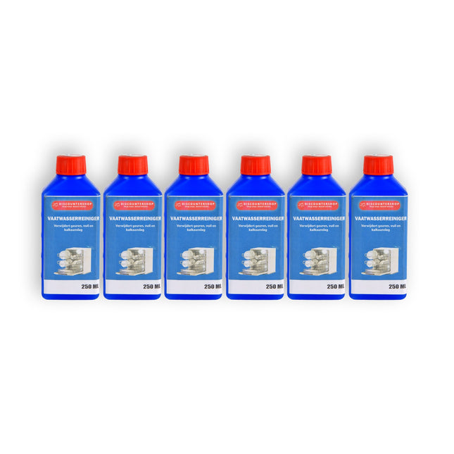 6 stuksx250ml | Vaatwasserreiniger | Vaatwasser | Vaatwasser reinigen | 250ml | Reiniger | Schoonmaakmiddel | 6cm*4cm*15.5cm
