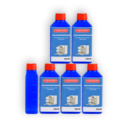 6 stuksx250ml | Vaatwasserreiniger | Vaatwasser | Vaatwasser reinigen | 250ml | Reiniger | Schoonmaakmiddel | 6cm*4cm*15.5cm