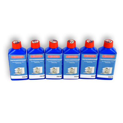 6 stuksx250ml | Vaatwasserreiniger | Vaatwasser | Vaatwasser reinigen | 250ml | Reiniger | Schoonmaakmiddel | 6cm*4cm*15.5cm