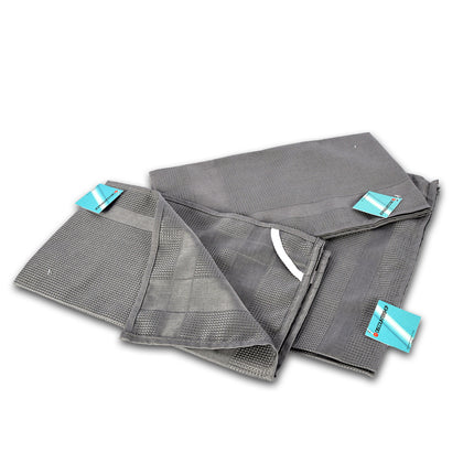 Polishing Cloth | Poetsdoek | schoonmaakdoekjes | grijs| streepvrij | Microvezeldoek | voor bestek,glaswerk, ramen en spiegels | 42cm*68cm 