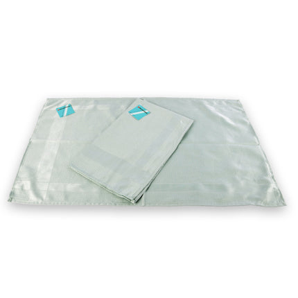 2 stuks - Glazendoek in Groen | Hoogwaardige Polierdoek en Poleerdoek - Glasdoek Spiegelau | 67cm x 41cm